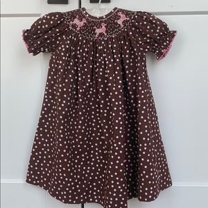 NWT Be Mine Collection Smocked Bishop Dress Size 2